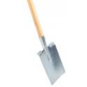 Mini spade 15 cm met houten steel 75 cm