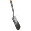 Spade 16 cm blank met houten steel 76 cm