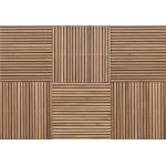 Vlondertegel Surabay 50 x 50 cm hardhout