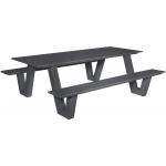 Picknicktafel Breeze aluminium antraciet