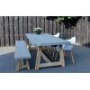 Tuintafel Judy met betonlook blad 180x90x77 cm