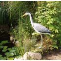 Reiger met 1 poot dierfiguur