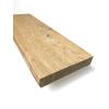 Oud eiken plank massief recht 100 x 30 cm