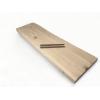 Zwevende wandplank eiken boomstam 100 x 30 cm