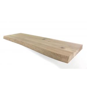 Zwevende wandplank eiken boomstam 60 x 30 cm